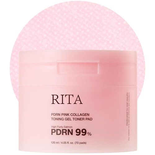 PDRN Pink Collagen Toning Gel Toner Pad