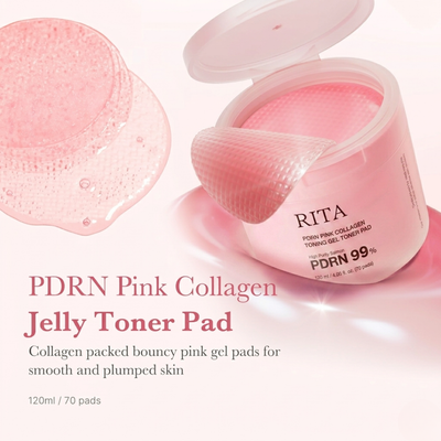PDRN Pink Collagen Toning Gel Toner Pad