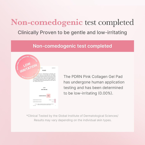 PDRN Pink Collagen Toning Gel Toner Pad